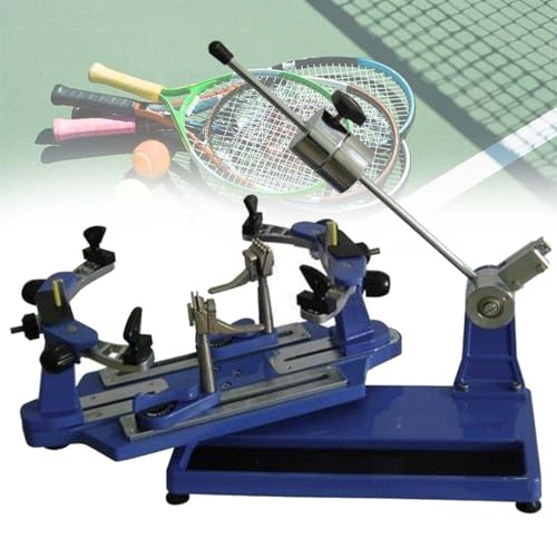 Máquina de encordado de tenis, sistema de encordado fijo de 6 puntos con rotación de 360° y características antideslizantes, herramientas de sujeción de alambre de tracción