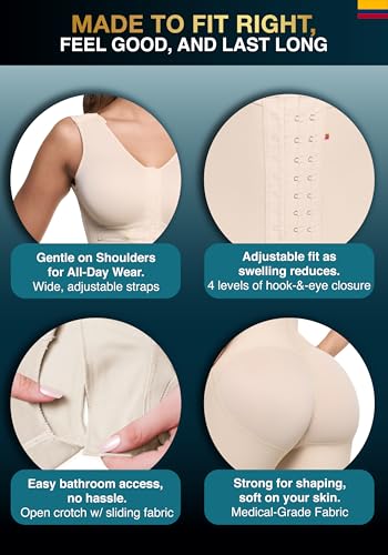 Image of Sonryse Fajas Colombianas Post Surgery Compression Garment Stage 2 Faja Lipo BBL