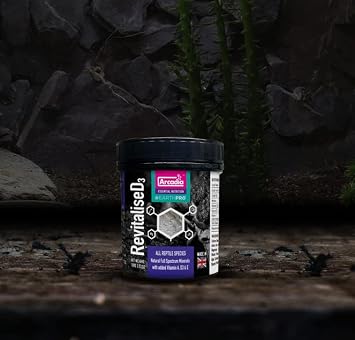 Arcadia - EarthPro-RevitaliseD3-100g - Safe & Effective - Easy To Use - Mimics Wild Feeding - 100% Natural Ingredients - Suitable For All Reptiles