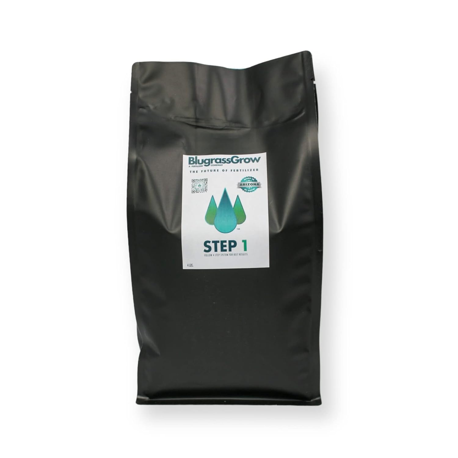 BlugrassGrow 4-Step Lawn Fertilizer Treatment Package (Up to 1000 sq ft, 4 lbs, Granules)