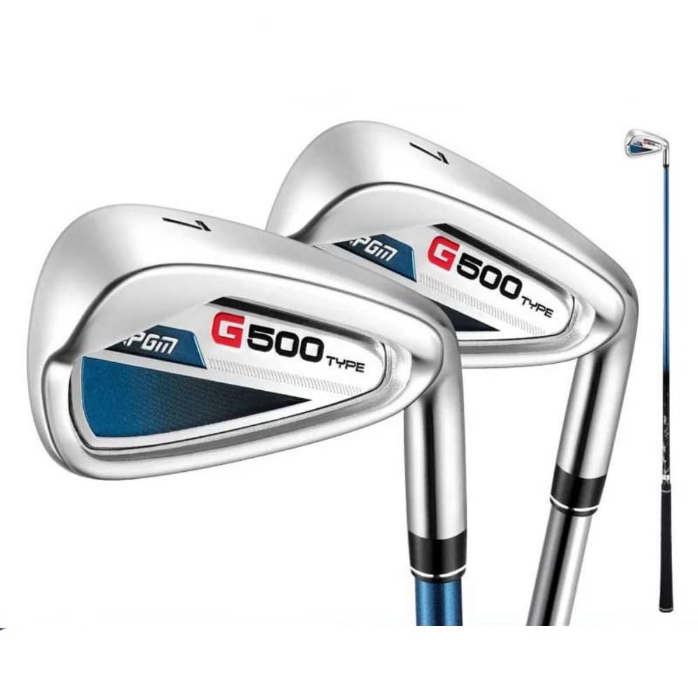 Hierro de golf para hombre acero inoxidable 7ª caña bajo centro de gravedad