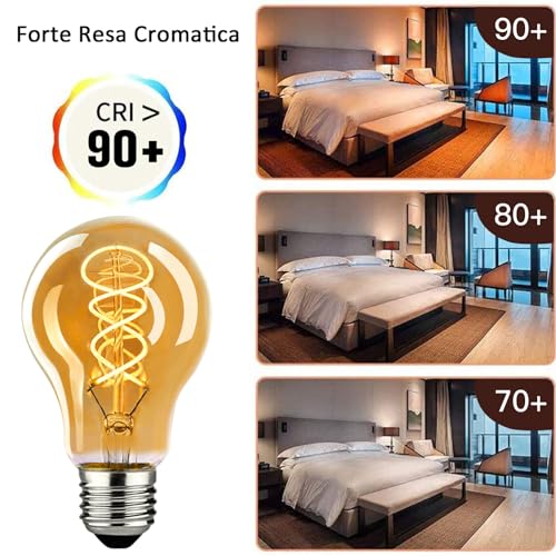 Lampadina Edison Vintage E27, E27 LED Vintage