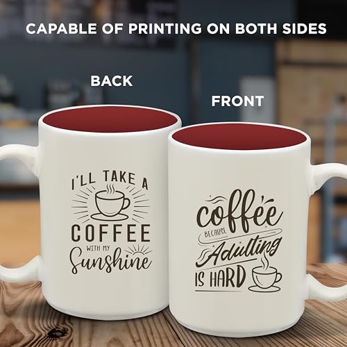 DISCOUNT-PROMOS-10-Glossy-Two-Tone-Ceramic-Mugs-Set-15-oz-Customizable-Text-Logo-Stoneware-Smooth-Durable-C-handle-Maroon