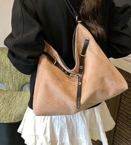 Trendy Belt Solid PU Leather Underarm Bag Simple Light Backpack Outdoor Travel Work Shoulder Bag for Women 20254