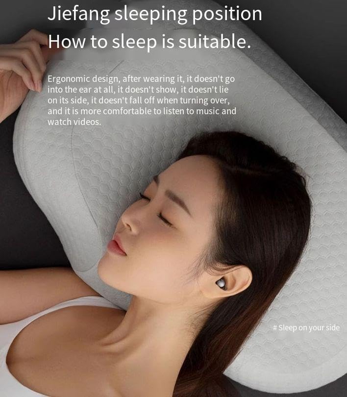 Sleep Earbuds Invisible Wireless Bluetooth Sleep Headphones for Side Sleepers,Comfortable Noise Blocking Wireless Headphones for Sleeping,HiFi Stereo,Stable Bluetooth 5.3 Connection,Green