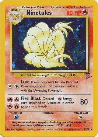 Pokemon - Ninetales (13) - Base Set 2 - Holo