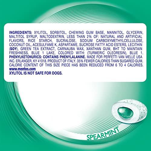 Mentos Pure Fresh Spearmint Sugar Free Gum With Xylitol Sweetener thumb #7