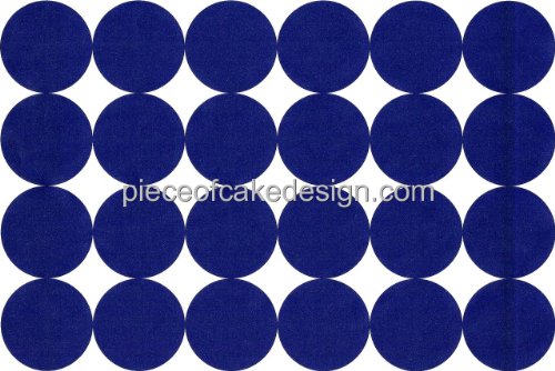 8 Inch Round Black Polka Dots Edible Topper