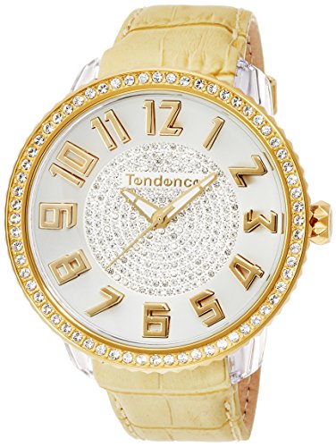 [�e���f���X] �r���v Glam �O���� �z���C�g ������ �|���J�[�{�l�C�g �~�l�����K���X �N�H�[�c 48.5MM Watch TY430143 ���f�B�[�X �x�[�W�� [���s�A���i]