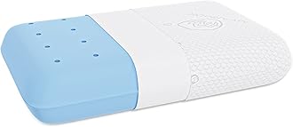 MY ARMOR Cool Gel Memory Foam Pillow, 5.5 Inch Thick Orthopedic Cushion for Sleeping | 2 Years Warranty | with Removable Washable Cover - Pack of 1