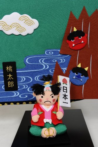 Amazon.co.jp: 【五月人形】【つるし飾り】五月つるし雛 桃太郎