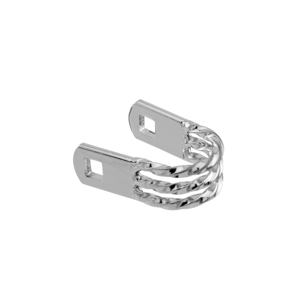 Lowrider Twisted Seat Post Clamp, Various Sizes and Colors (Chrome, 25.4mm)