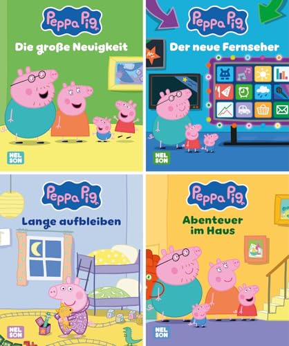 Nelson Mini-Bücher: 4er Peppa Pig 33-36: Vorlesespaß für unterwegs ab 3...