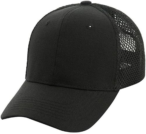 Tactical Ripstop Mesh Cap, Adjustable, Breathable, Unisex, Available in Coyote, Navy, Olive, Black