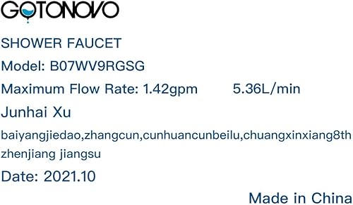 Miniatura 9 de Grifo de ducha Sets 8 pulgadas lluvia ducha bañera 2 botones cruz mezclador sistema de ducha