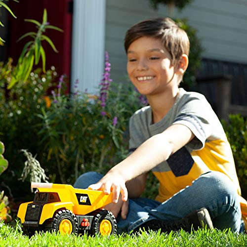 Cat Construction Tough Machines Toy Dump Truck With Lights & Sounds, Yellow #TOP4