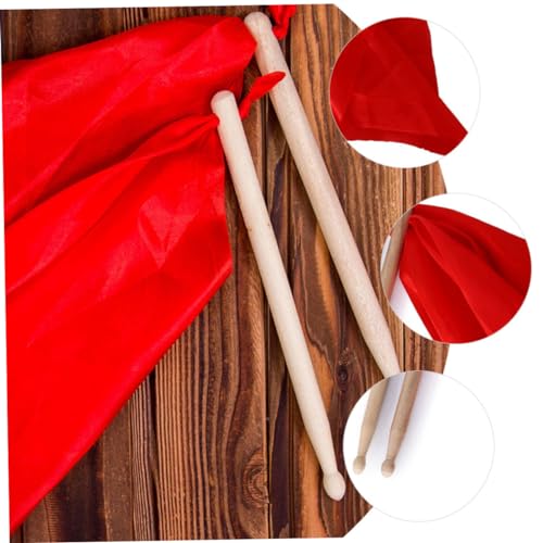 Baquetas de madera para tambor de cintura BESPORTBLE, 1 par, para actuaciones de león danzante y percusión miniatura 5