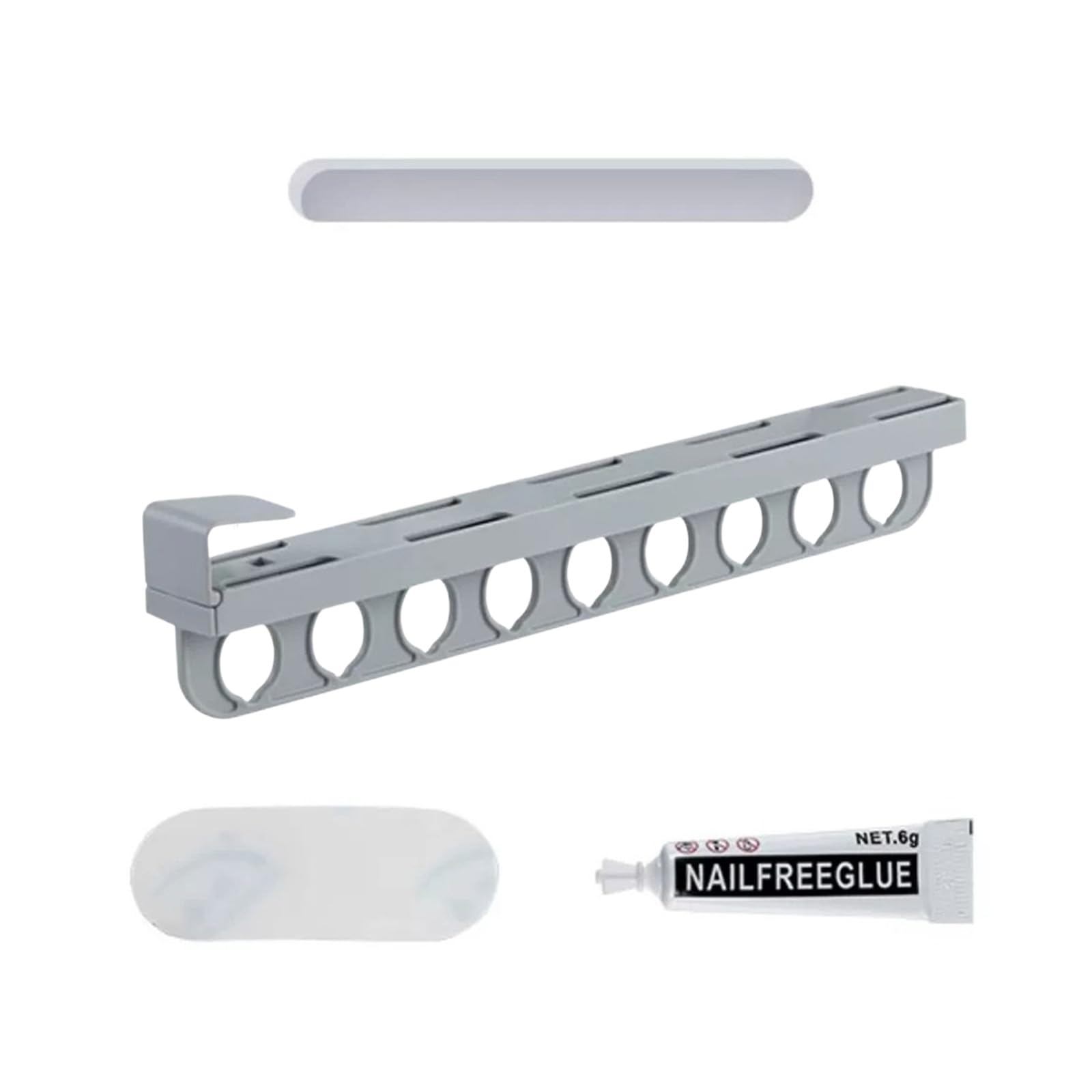 Ekoama Extendable Clothes Hanger Featuring Adjustable Length For Space Saving In Residence And Work