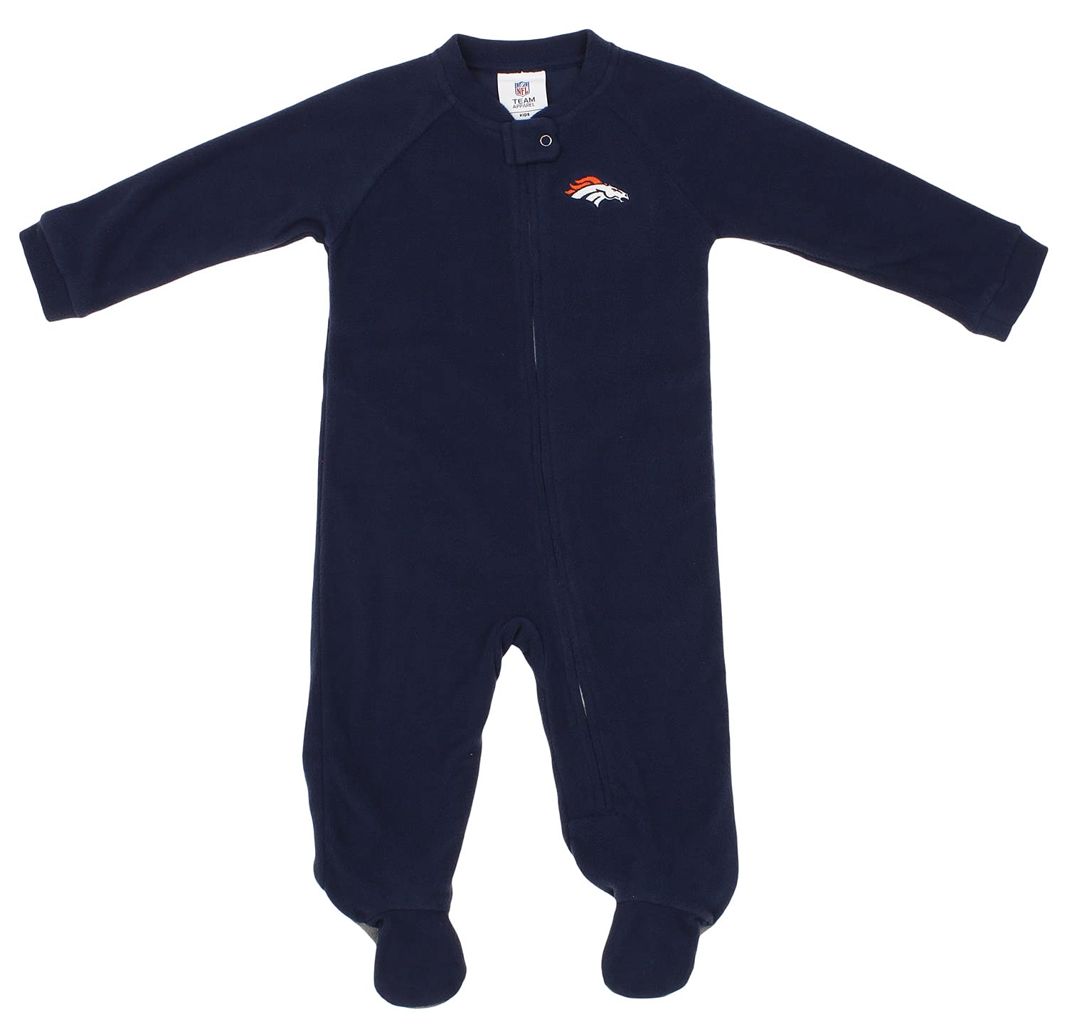 Outerstuff NFL Newborn (0M-9M)/Infants (12M-24M) Blanket Sleeper, Denver Broncos, 3M-6M