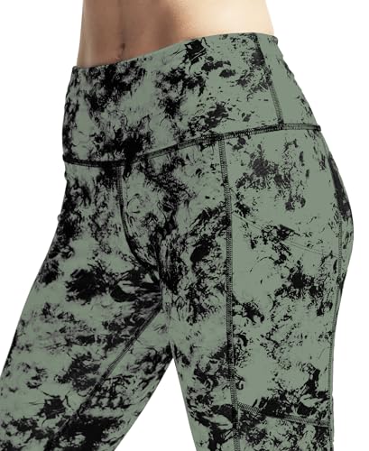 Image of Mehrang Women's Printed Gym wear /Active Wear Tights Strechable Leggings with Breathable Mesh and Side Pockets