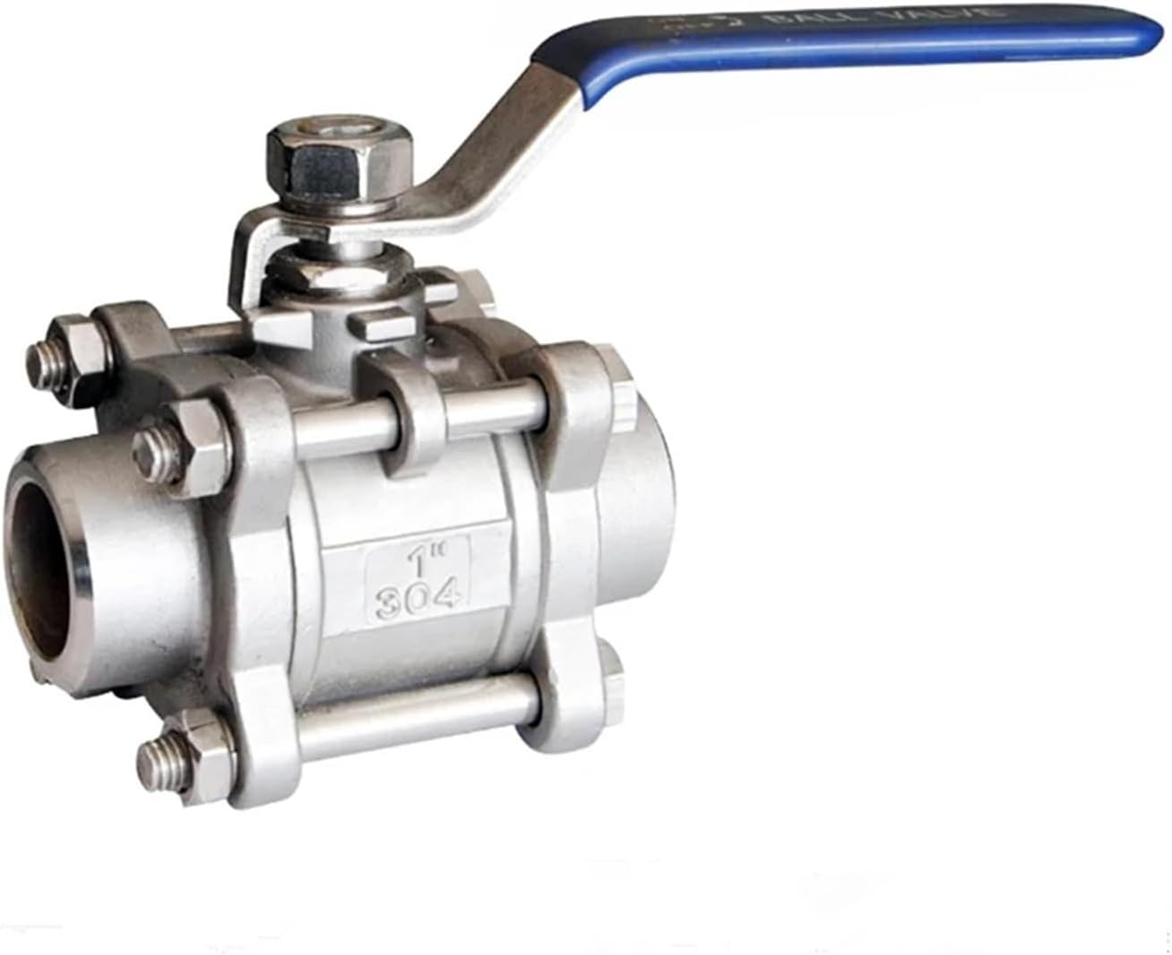 1" Stainless Steel BSP Thread Ball Valve DN25 Three-piece Ball Valve Use With Liquids And Gases(SS304)