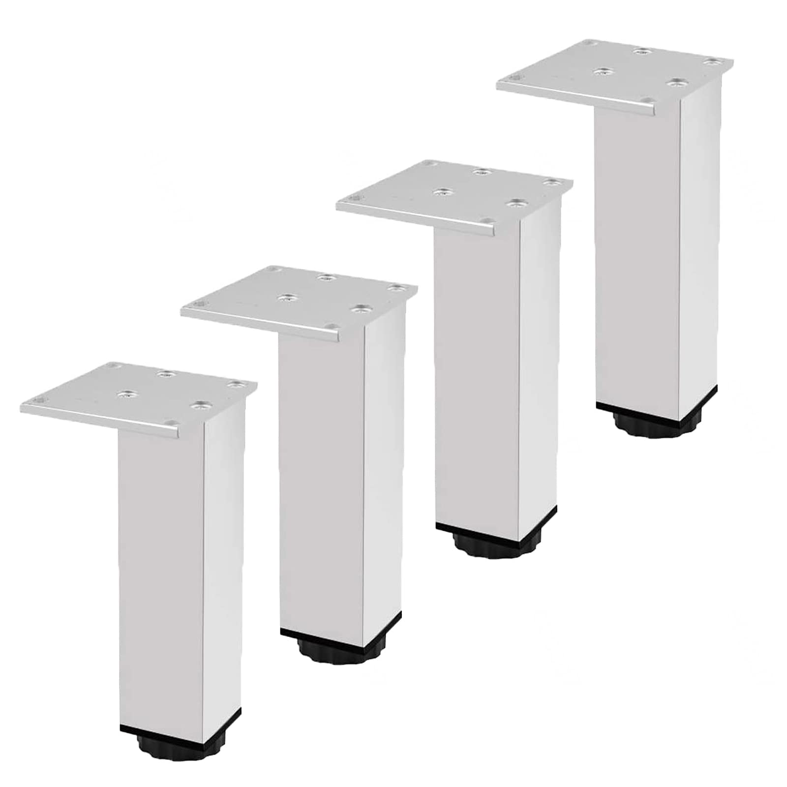 Patas de aluminio para muebles de diseño con soporte metálico reforzado para el hogar