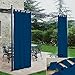 Morbidissimi – Tenda Gazebo da Esterno Idrorepellente e Resistente, Colore Blu Royal, Misure 140x270 cm, Dotata di Passanti e Chiusura con Bottone, 100% Made in Italy