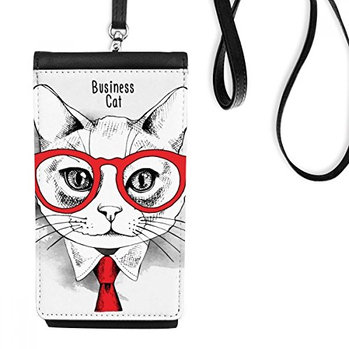 Pochette téléphone anti-choc et porte-monnaie suspendu chat pour ranger vos cartes
