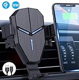 funda bateria samsung s7 edge ⚡️【Diseño Único del Sensor de Gravedad】De acuerdo con la gravedad y el tamaño del teléfono, Avolare cargador inalambrico para coche sujetará y cargará móvil automáticamente cuando lo pone y lo presiona abajo hasta tocar el pie de soporte. Este sistema realizado por gravedad reemplaza perfectamente el botón tradicional para fijar y liberar el móvil. Todas las operaciones serán con una sola mano, más fácil y conveniente. Se convertirá en un buen asistente para su conducción más segura y cómoda.