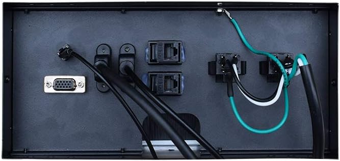 Black Friday 🔥 Tabletop Bursh Connectivity Box Outlet with Socket HDMI LAN VGA Power for Desktop Conference(Silver) 60% Off Discount Tabletop Bursh Connectivity Box Outlet with Socket HDMI LAN VGA Power for Desktop Conference(Silver)