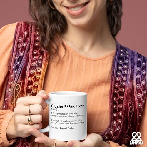 Taza de cerámica blanca de 11 onzas miniatura 5