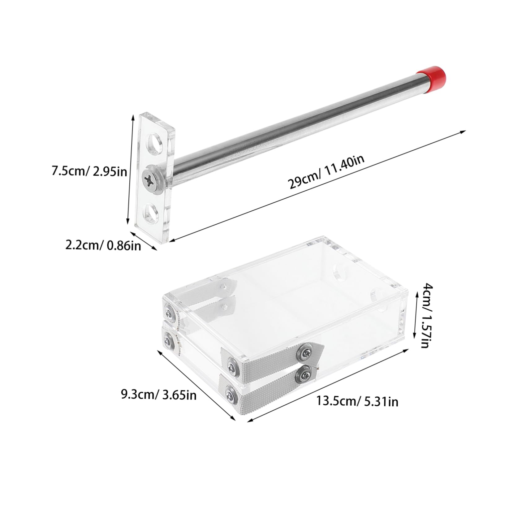 LIFKOME Transparente Reisbeutel Verpackungsform aus Pp 250g Wiederverwendbar mit Halter für Reisziegel Verpackung in Haushalten