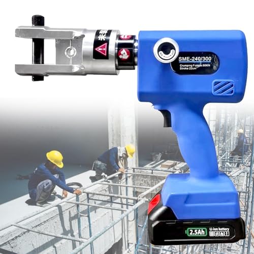 Pince à sertir électrique et hydraulique avec tête 360 pour borne