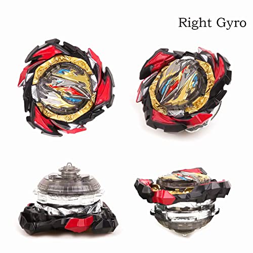 ENIKMOSD Bey Burst Turbo Starter Set,2 Kampfkreisel Metall Fusion mit 2 Launcher Bey Battling Tops Burst Turbo,Kinder kampfkreisel Geschenk für Weihnachten Geburtstag