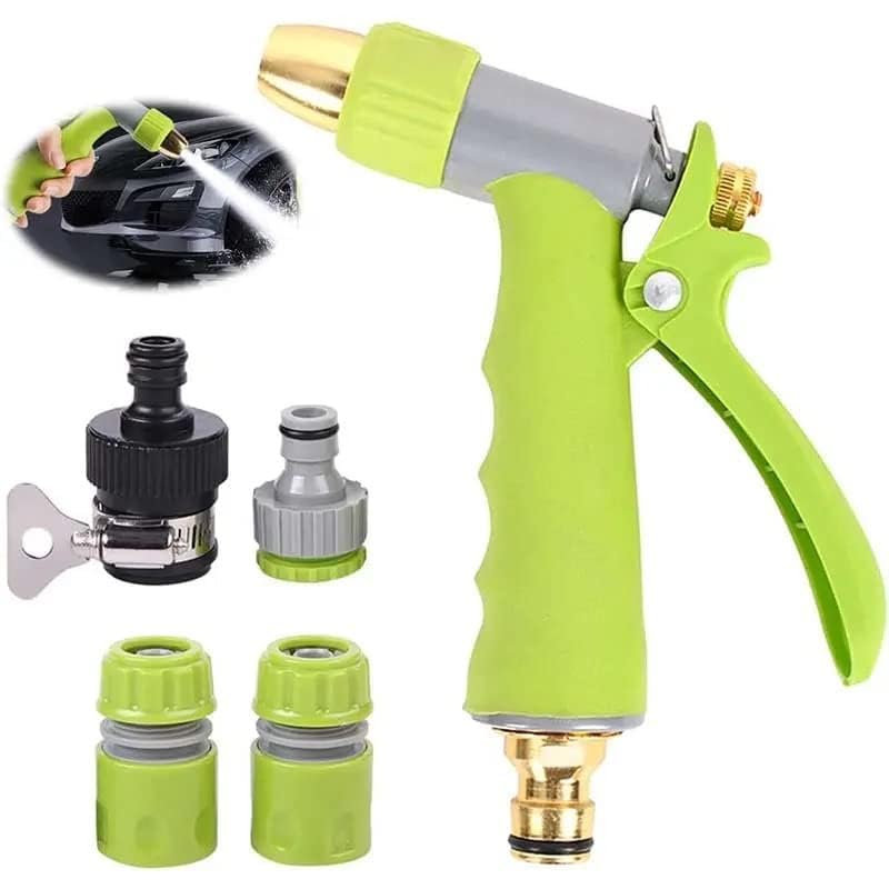 Zorzel Garden Hose Spray Gun, Adjustable High Pressure Nozzle, Water Gun Sprinkler High Pressure Water Hose Pipe Spray Gun for Car & Pet Washing, Watering Lawn and Garden, Sidewalk Cleaning (B0D9YQ6W4Z) Amazon Price History, Amazon Price Tracker