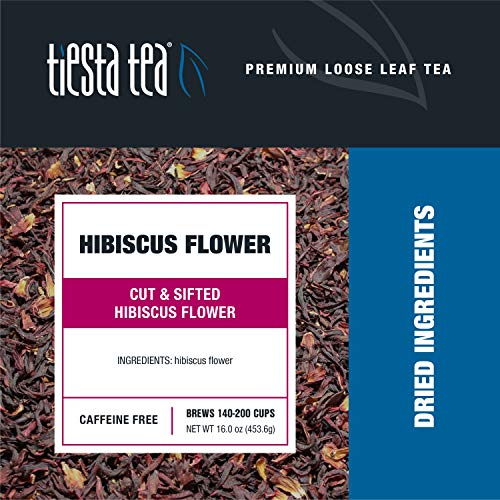 image for Tiesta Tea - Dried Hibiscus, Loose Leaf, Cut & Sifted Hibiscus Flower,