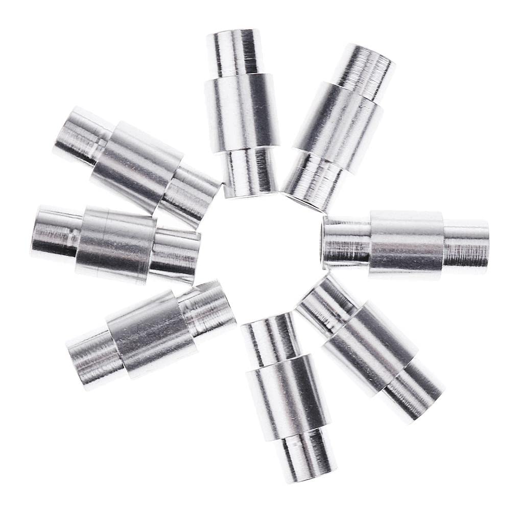 Sharplace Lot de 8pcs Roulements Entretoises De Roue De Patinage à roulettes/Patin en Aluminium - 8mm
