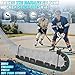 Hikeen Stick Blade Protector,Wear-Resistant Hockey Blade Guard with 25 Wrap Ties for Off Ice Training, Street Hockey, Universal Ice Hockey Traning Fit Kids, Intermediate, Senior Sticks-2packs