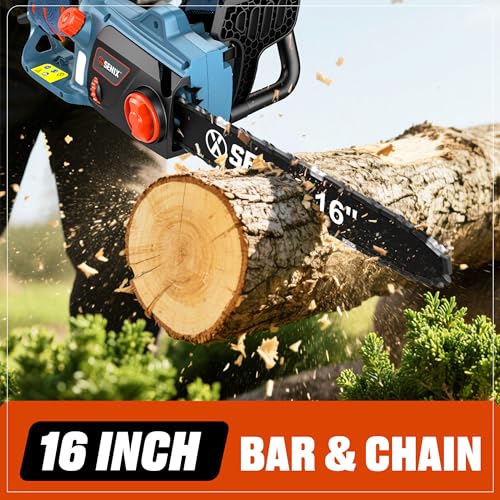 SENIX 12-Amp 16-Inch Corded Chainsaw