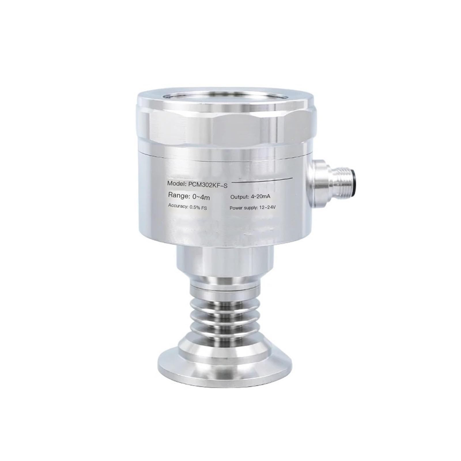 MXXDMOPD Pressure Transmitter Digital Display Flat Film Clamp Sensor(4-20ma Out,0-50kPa)