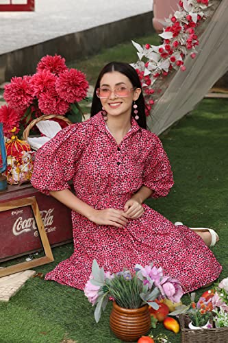 Image of Leriya Fashion Western Dresses for Women | Short A-Line Dress for Girls | Maxi Dress for Women