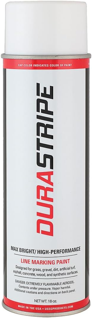 DuraStripe Athletic Field Marking Paint (White) 12-18oz Cans Per Case