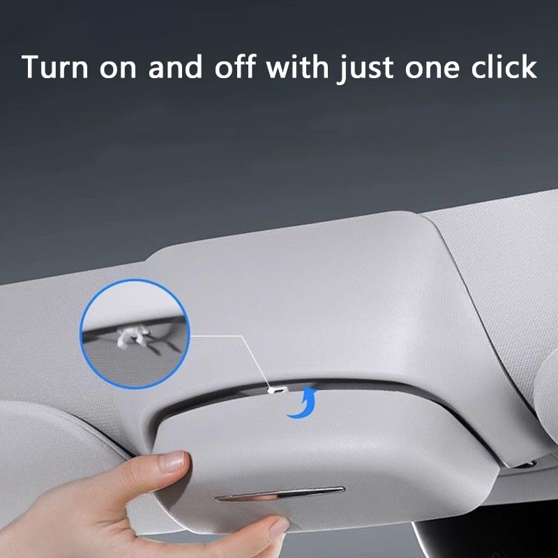 Supporto per occhiali da sole per Tesla Model Y 2020-2025 Scatola portaoggetti per occhiali da vista Organizer per console centrale Supporto per occhiali da vista Custodia per occhiali da vista