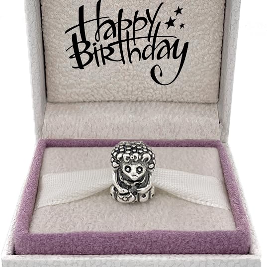 Abalorio de erizo para pulseras Pandora en plata de ley para el estilo diario