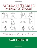  Airedale Terrier Memory Game: Color - Cut - Play