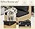 LHBcraft 7 Piece Wicker Patio Sectional Furniture Set, Modular Rattan Outdoor Furniture, Patio Conversation Sets Outdoor Sectionals Sofa, Water Resistant Fluffy Cushions and Coffee Table, Black