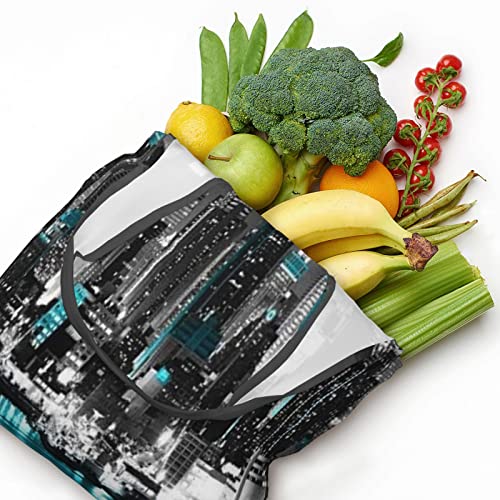 Sac À Main Réutilisable Debou New York Toile Grand Format - 5