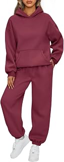 Womens 2 Piece Outfits Lounge Hoodie Sweatsuit Sets Plus Size Fall Fashion Clothes Airport Travel Pants Tracksuits