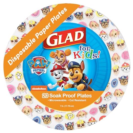 Pratos Descartáveis da Patrulha Canina