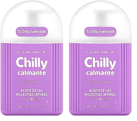 Gel de higiene íntima Chilly fórmula anti-molestias 200 ml (Paquete de 2)